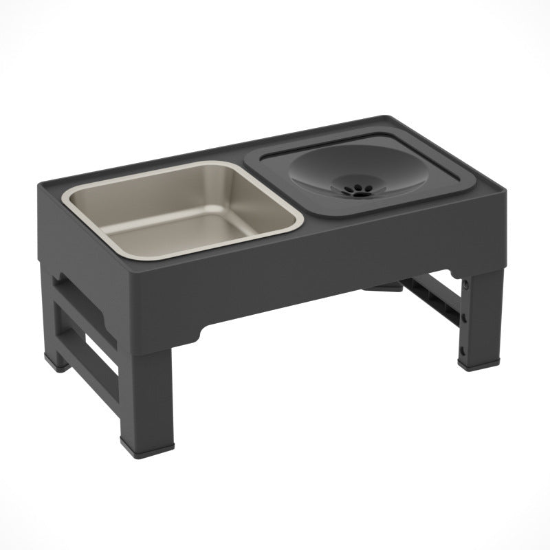 Transform Your Pet's Mealtime with the Dog Double Bowl Adjustable Height
